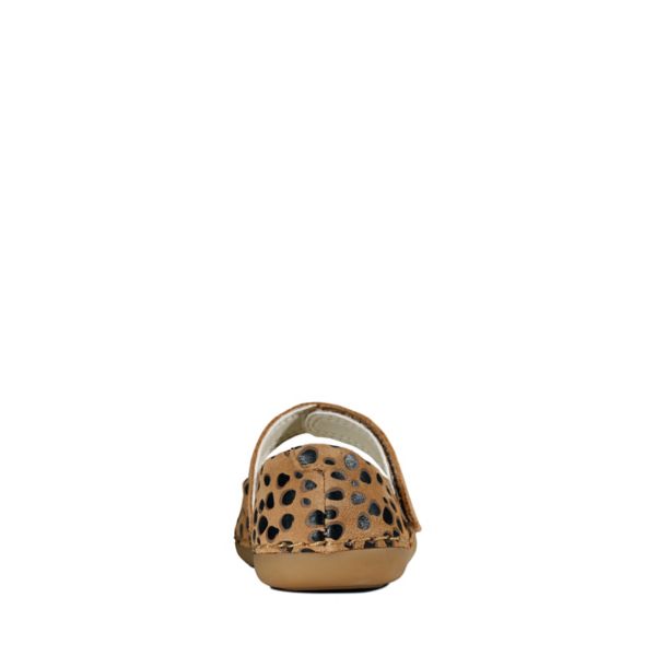 Clarks Girls Skylark Tap Toddler Casual Shoes Animal Print | CA-2390875